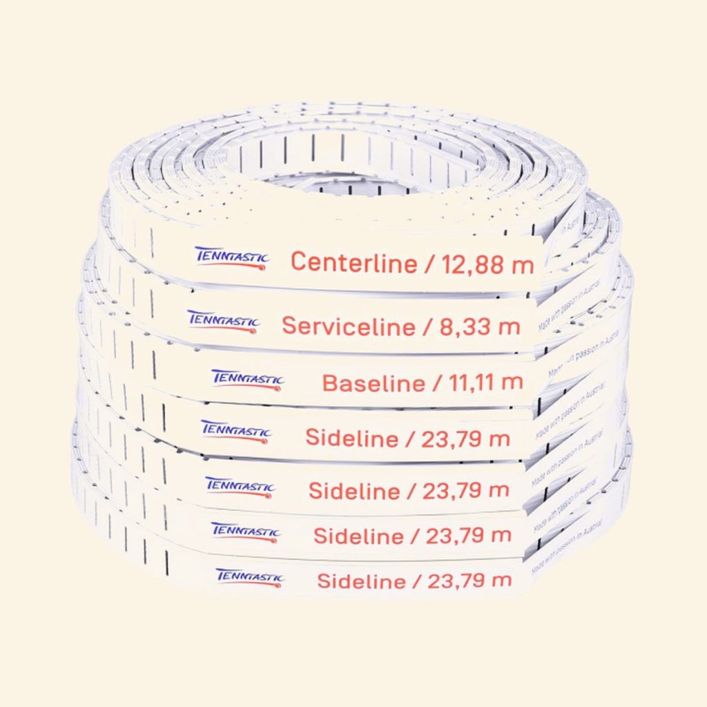 SuperEddys Tennislinie, 5 cm, flexibel